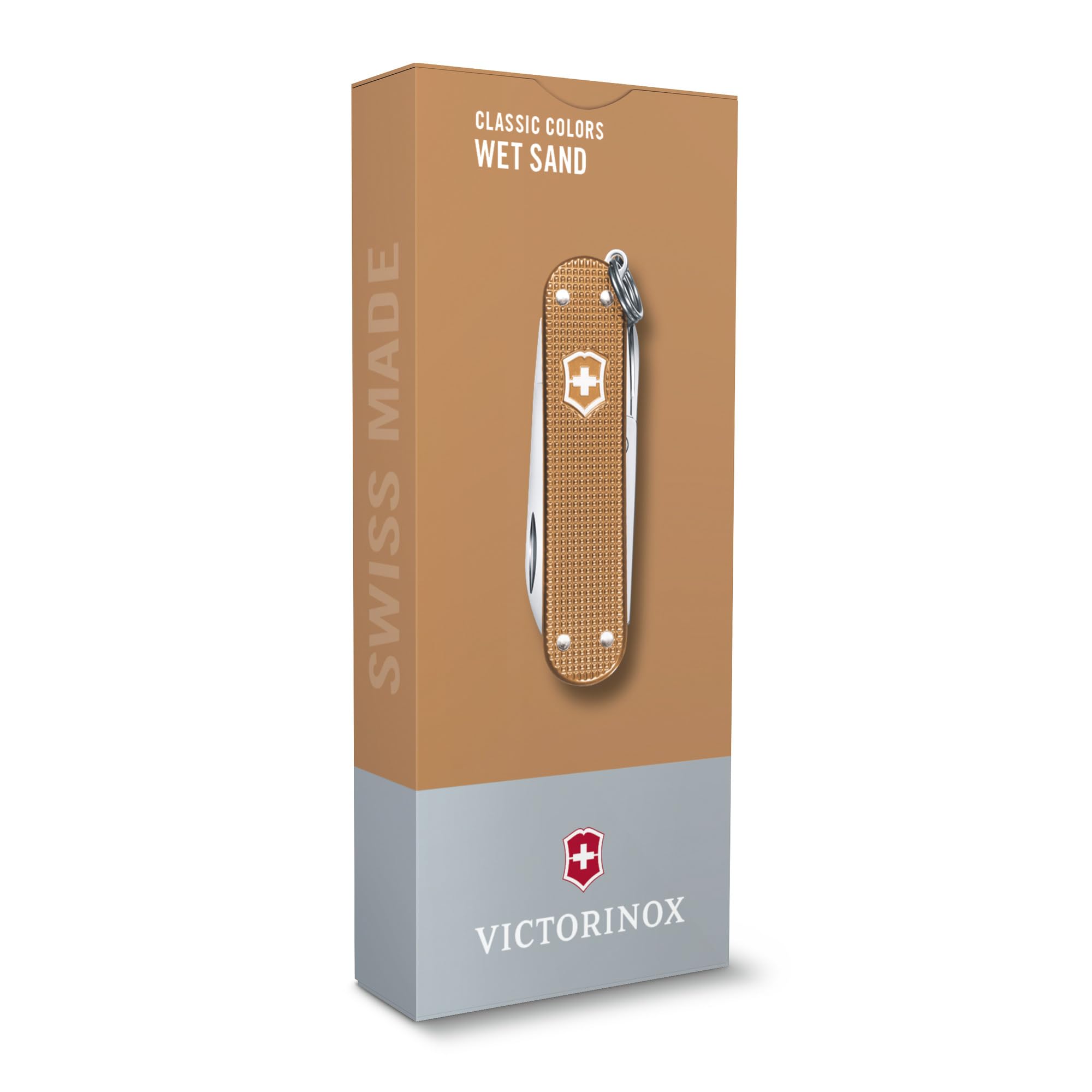 Victorinox, Classic SD Alox, Swiss Army Pocket Knife, Small, Multi Tool, Camping, 5 Functions, Blade, small, Nail file, Screwdriver 2.5 mm