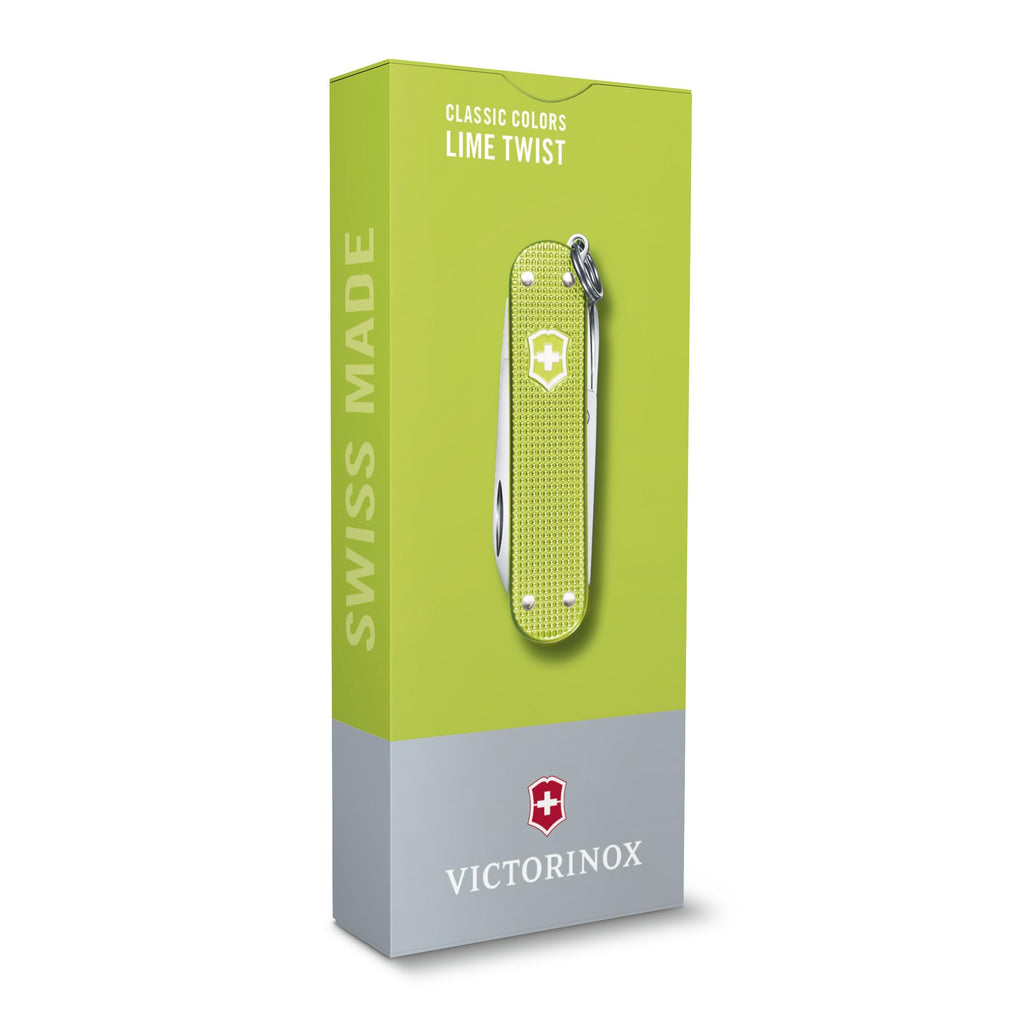 Victorinox, Classic SD Alox, Swiss Army Pocket Knife, Small, Multi Tool, Camping, 5 Functions, Blade, small, Nail file, Screwdriver 2.5 mm