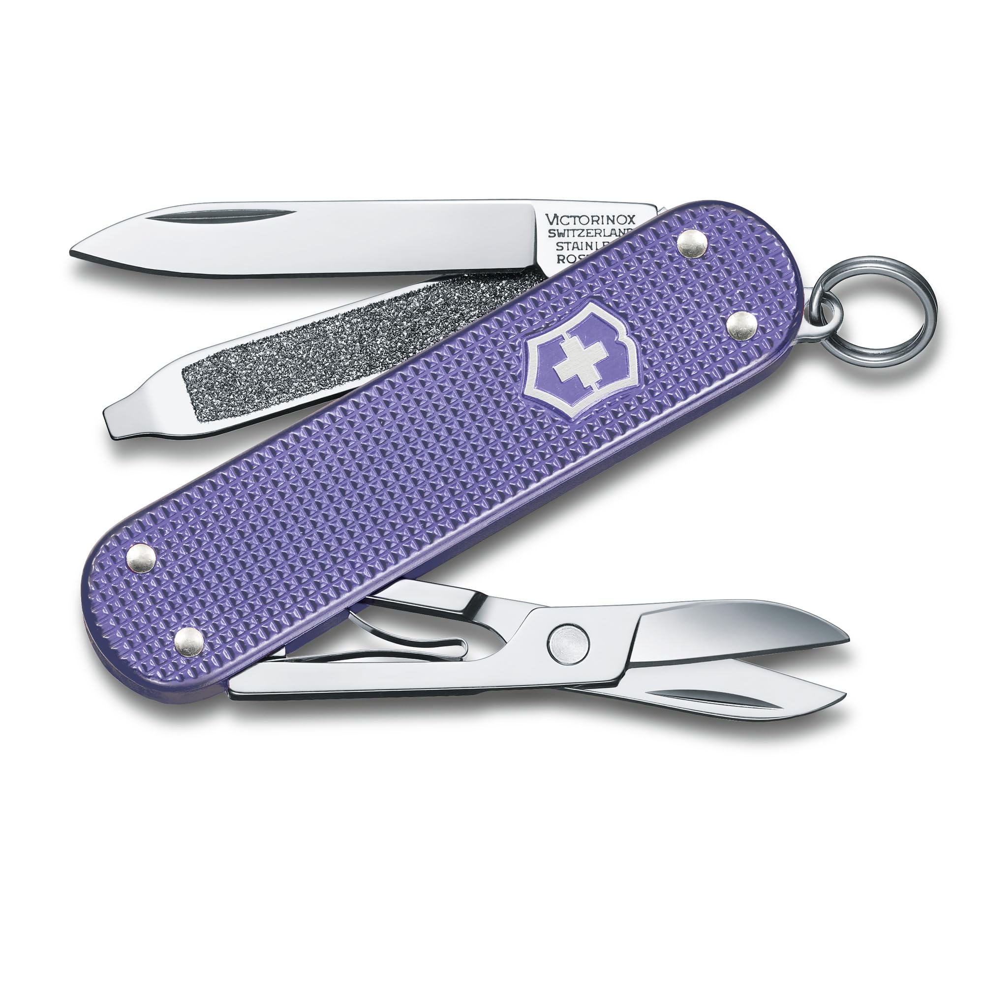 Victorinox, Classic SD Alox, Swiss Army Pocket Knife, Small, Multi Tool, Camping, 5 Functions, Blade, small, Nail file, Screwdriver 2.5 mm