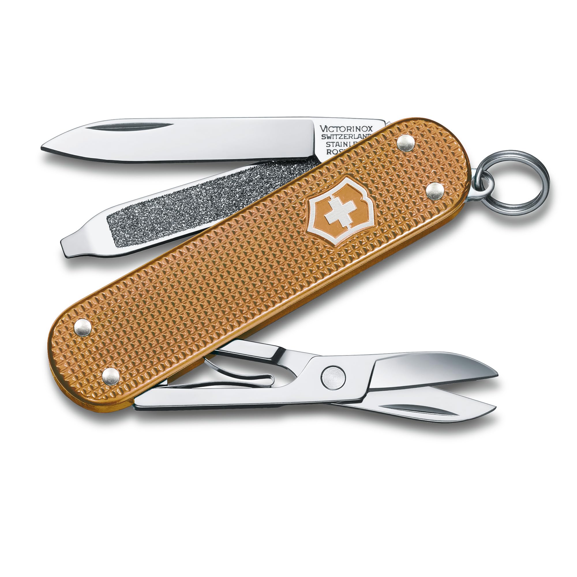 Victorinox, Classic SD Alox, Swiss Army Pocket Knife, Small, Multi Tool, Camping, 5 Functions, Blade, small, Nail file, Screwdriver 2.5 mm