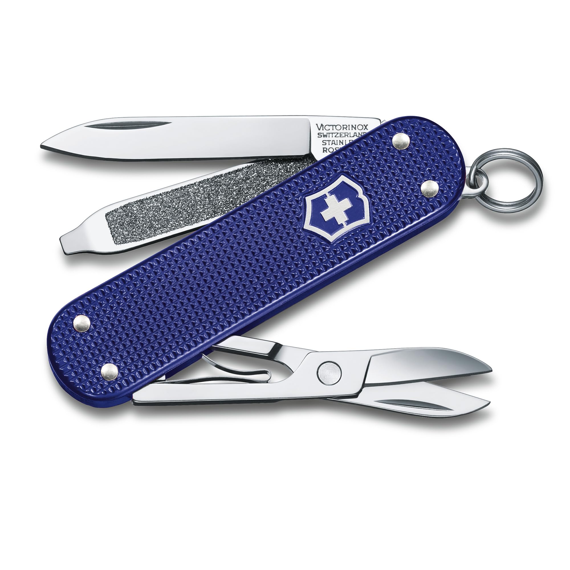 Victorinox, Classic SD Alox, Swiss Army Pocket Knife, Small, Multi Tool, Camping, 5 Functions, Blade, small, Nail file, Screwdriver 2.5 mm